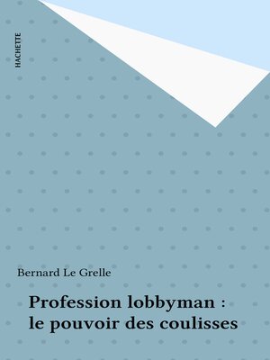 cover image of Profession lobbyman